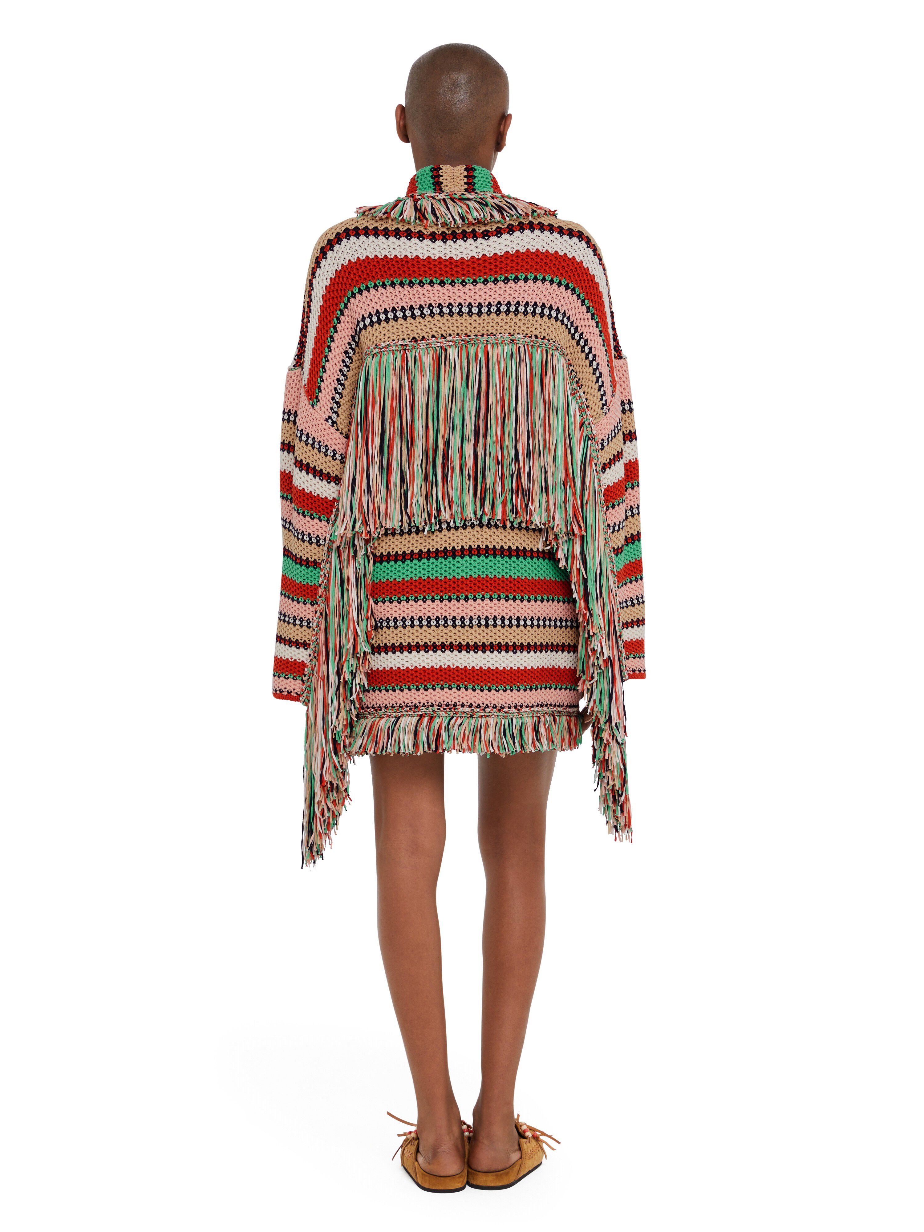 Alanui Sunny Stripes Cardigan Furnace-Multicolor LWHB064R25KNI00D