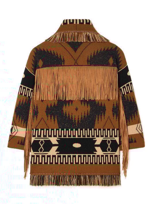 Alanui Dreamscape Cardigan Black-Dakar LWHB064E25KNI00H Alanui Dreamscape Cardigan Black-Dakar LWHB064E25KNI00H