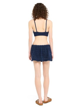 Alanui The Breath Of The Lagoon Skirt Deep Blue