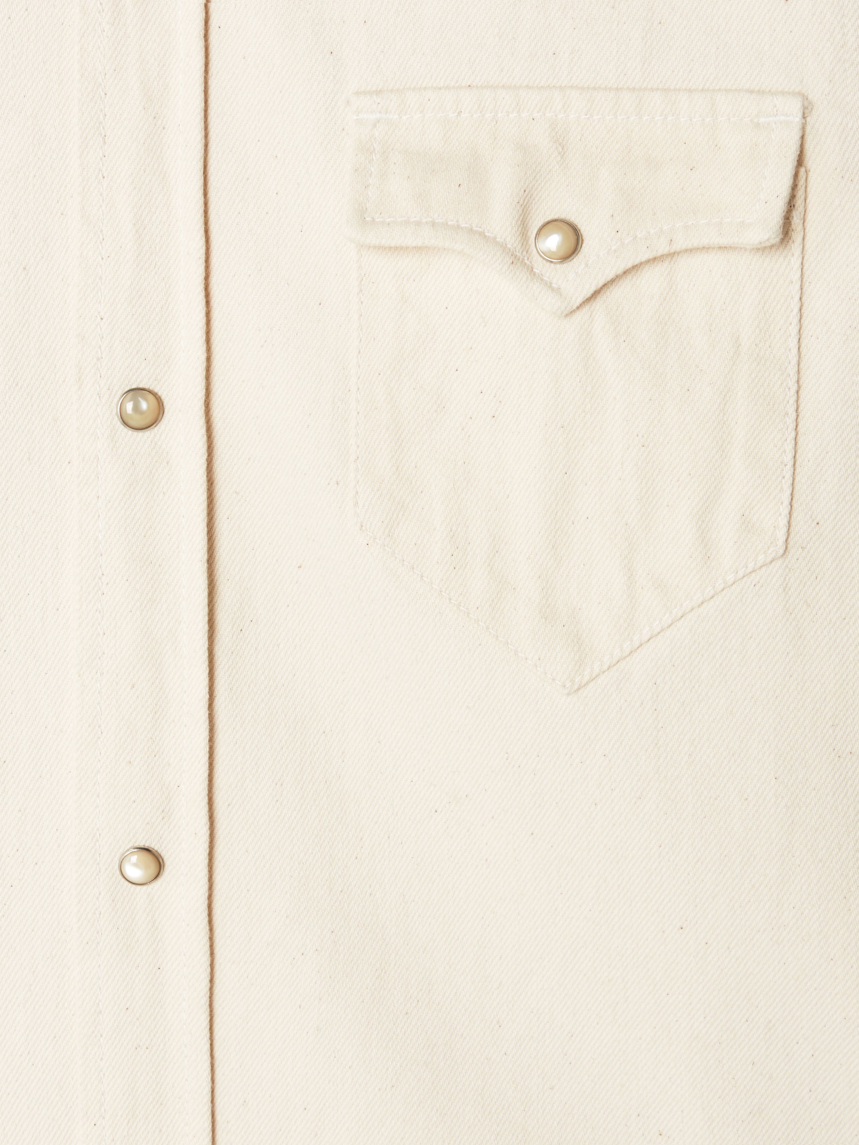 Alanui Raw Denim Shirt White Raw Denim LMYD007R25DEN005