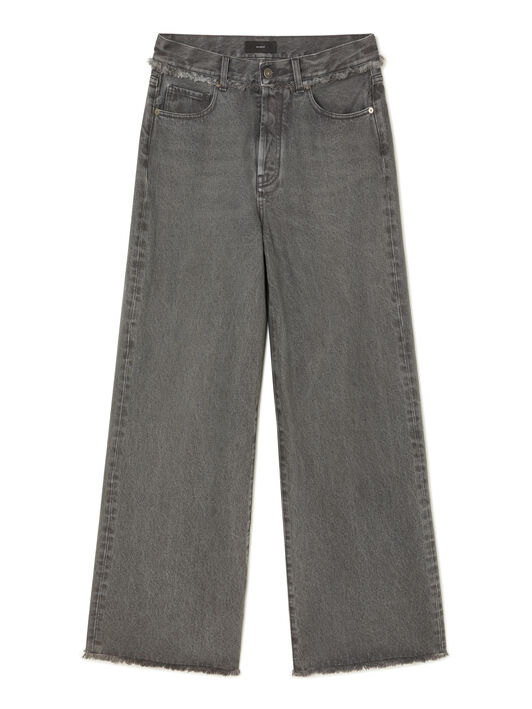 Alanui Free Horizons Relaxed Denim Pants Ardesia LWYA01AE25DEN001