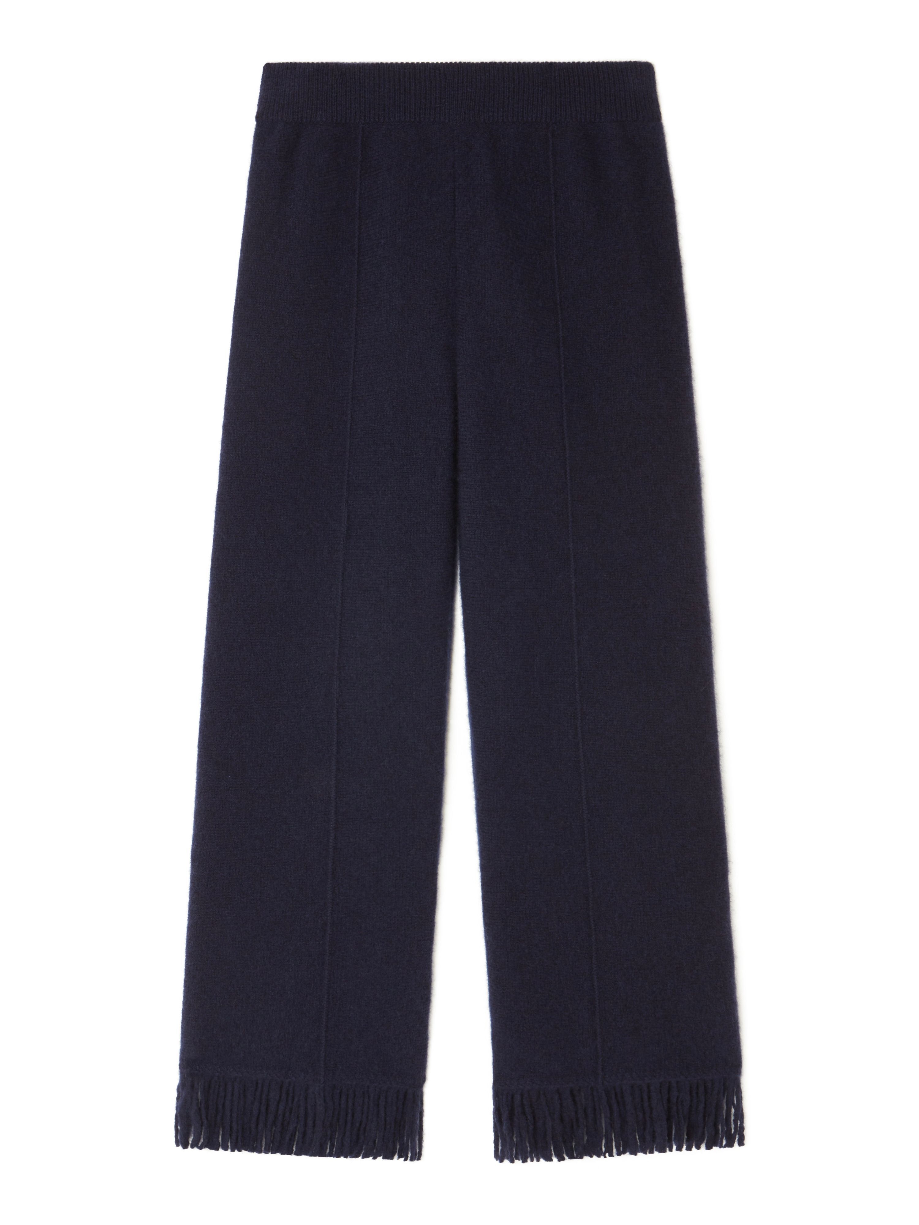 Alanui Alanui Finest Pants Midnight Blue LWHG001E24KNI002