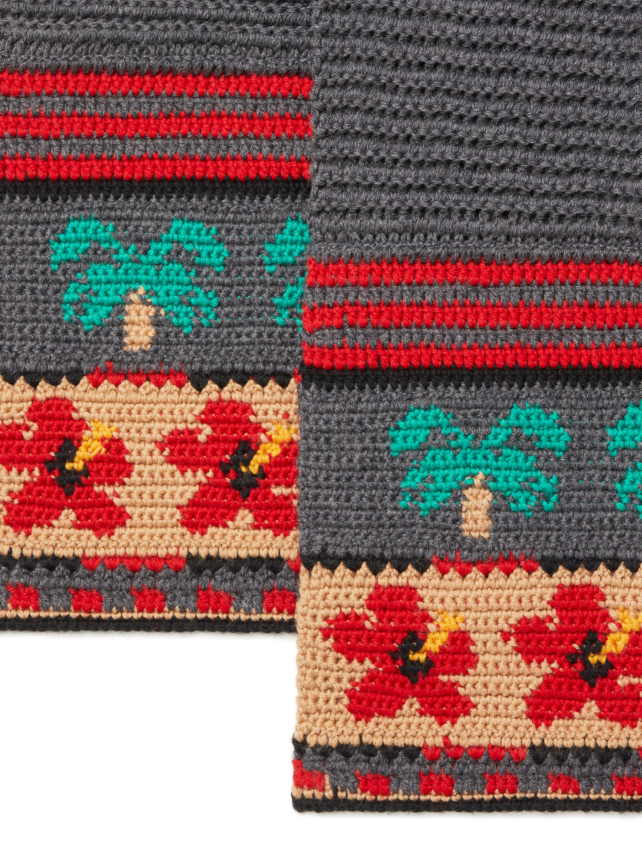 Alanui Hibiscus Bloom Scarf Ardesia-Multicolor LWMA00DE25KNI001