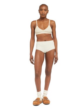 Alanui Cashmere Bralette White