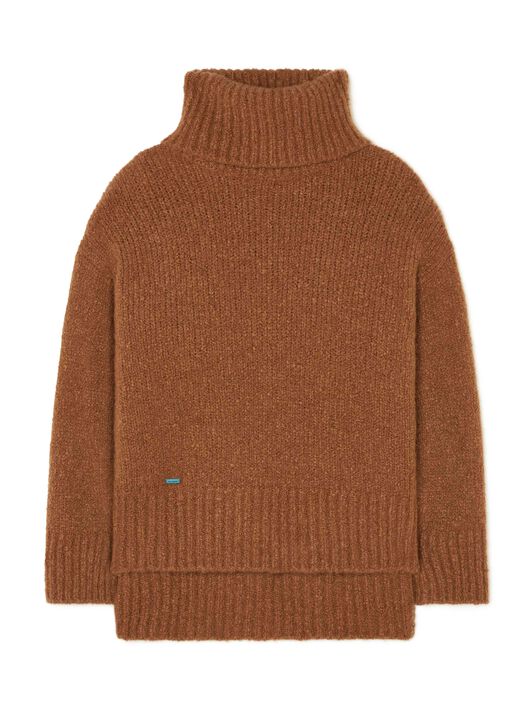 Alanui Alanui Finest Turtleneck Luli Brown LWHF008E24KNI001