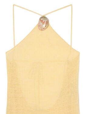 Alanui Mermaid Inside Halter Neck Dress Sunlight