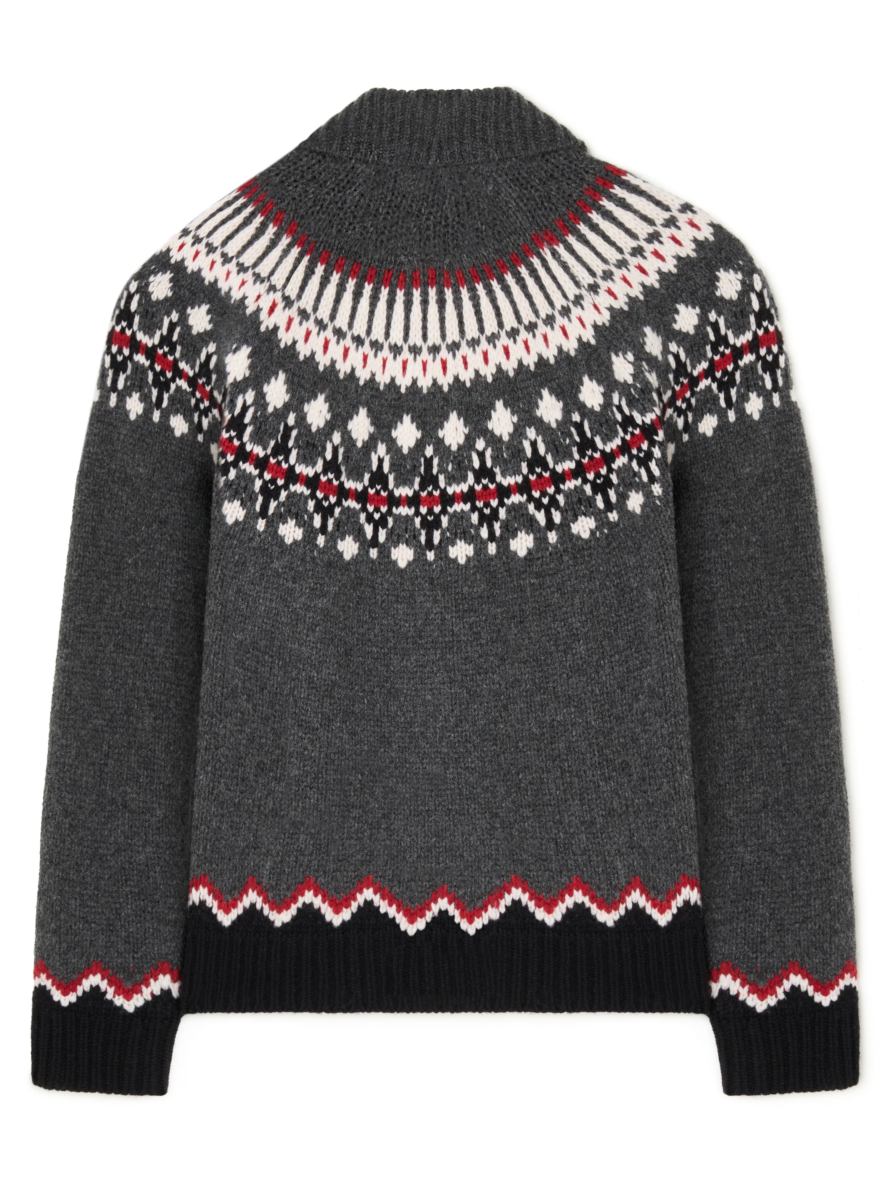 Alanui Sweet Winter Jacket Black Grey-Multicolor LWHQ01DE25KNI001