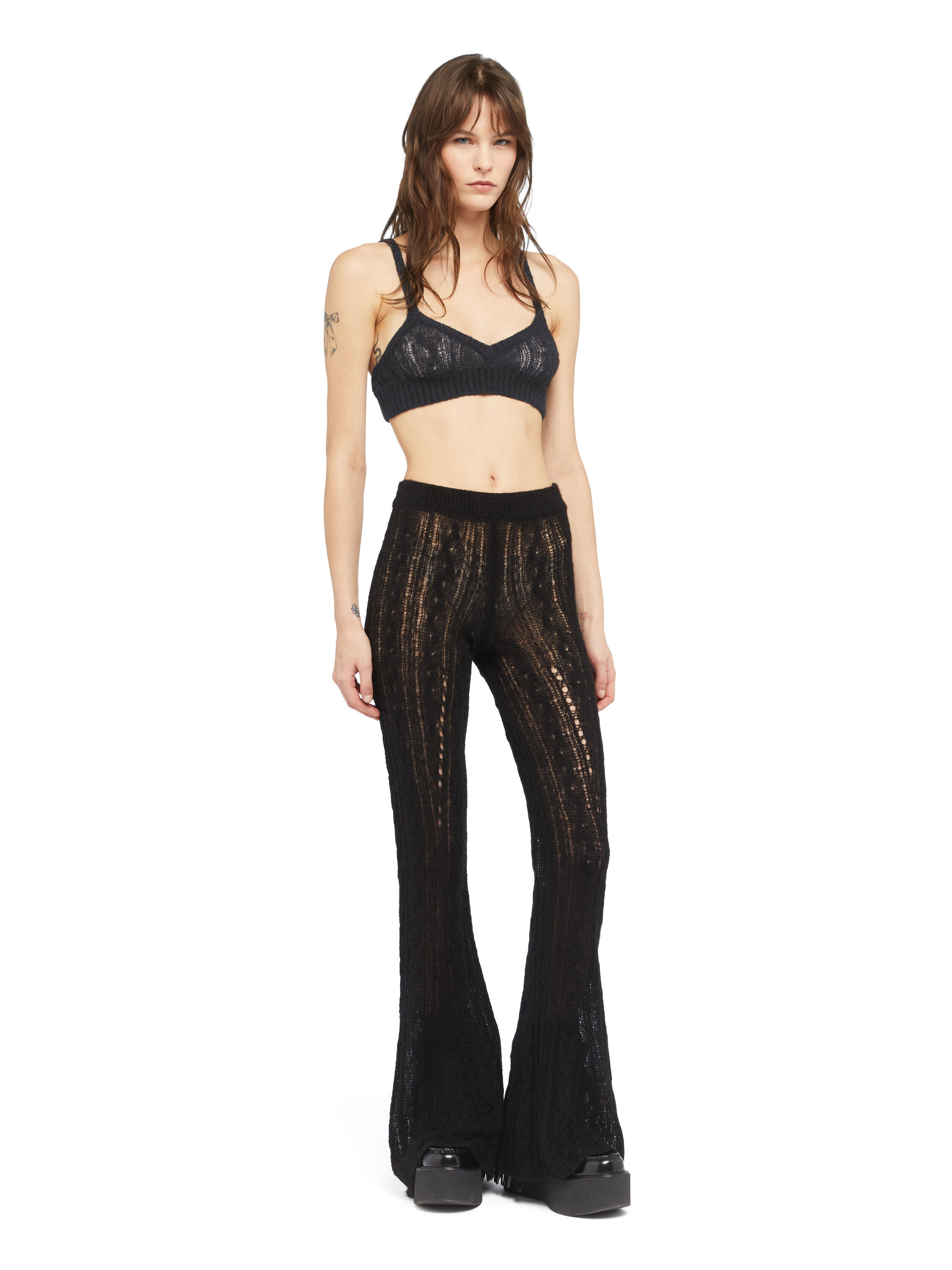 Alanui Desert Drift Bra Black LWHR005E25KNI001