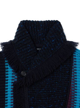 Alanui Giorgio Armani for Alanui Cardigan Blue-Purple