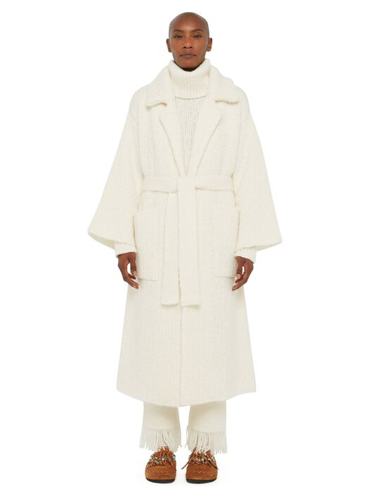 Alanui Alanui Finest Coat White LWHQ013E24KNI001