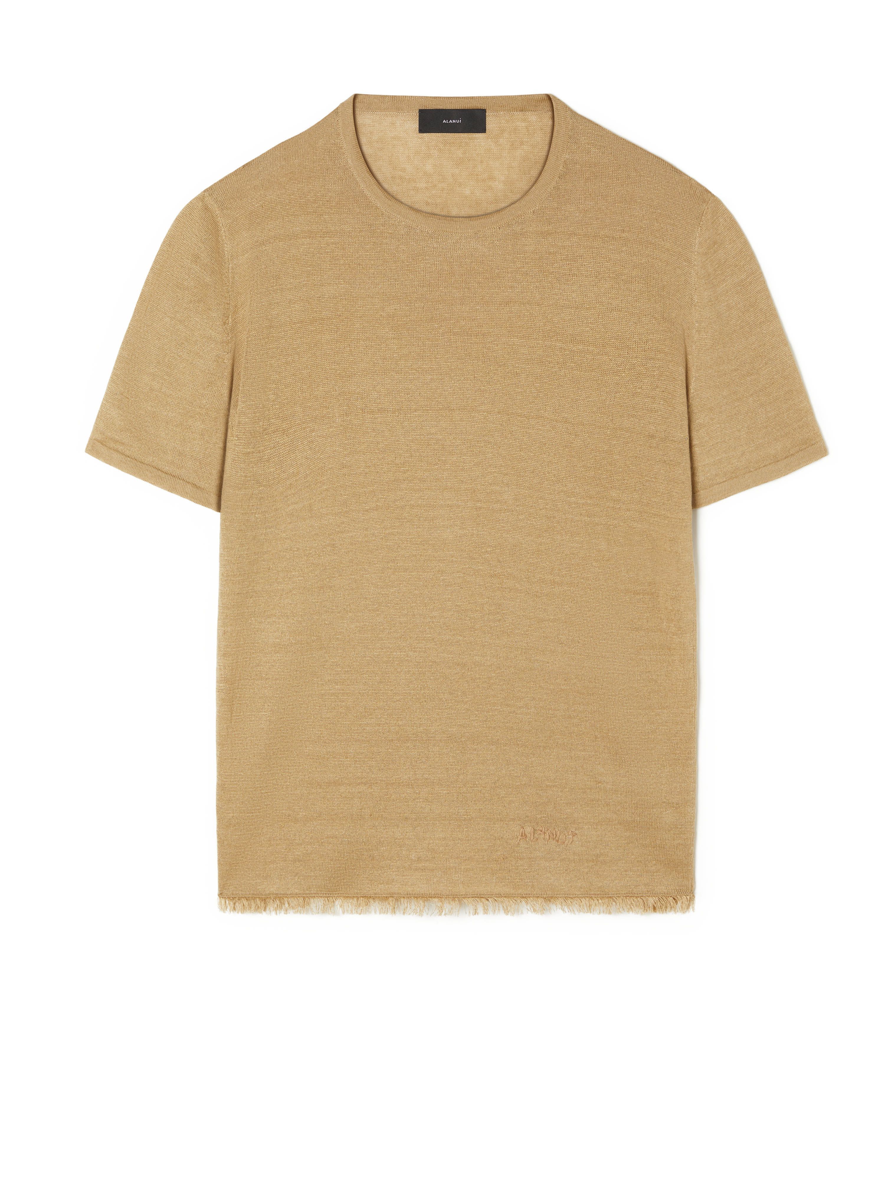 Alanui T-Shirt Sand LMHW002R25KNI001