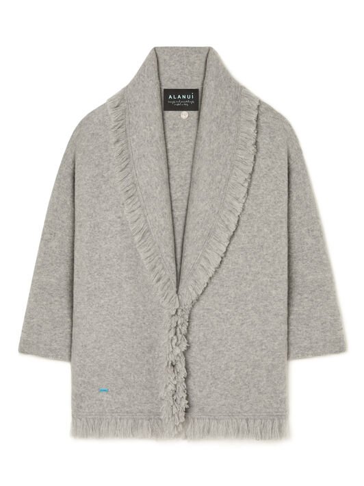 Alanui Alanui Finest Cardigan Coco Grey LWHB064E25KNI00E