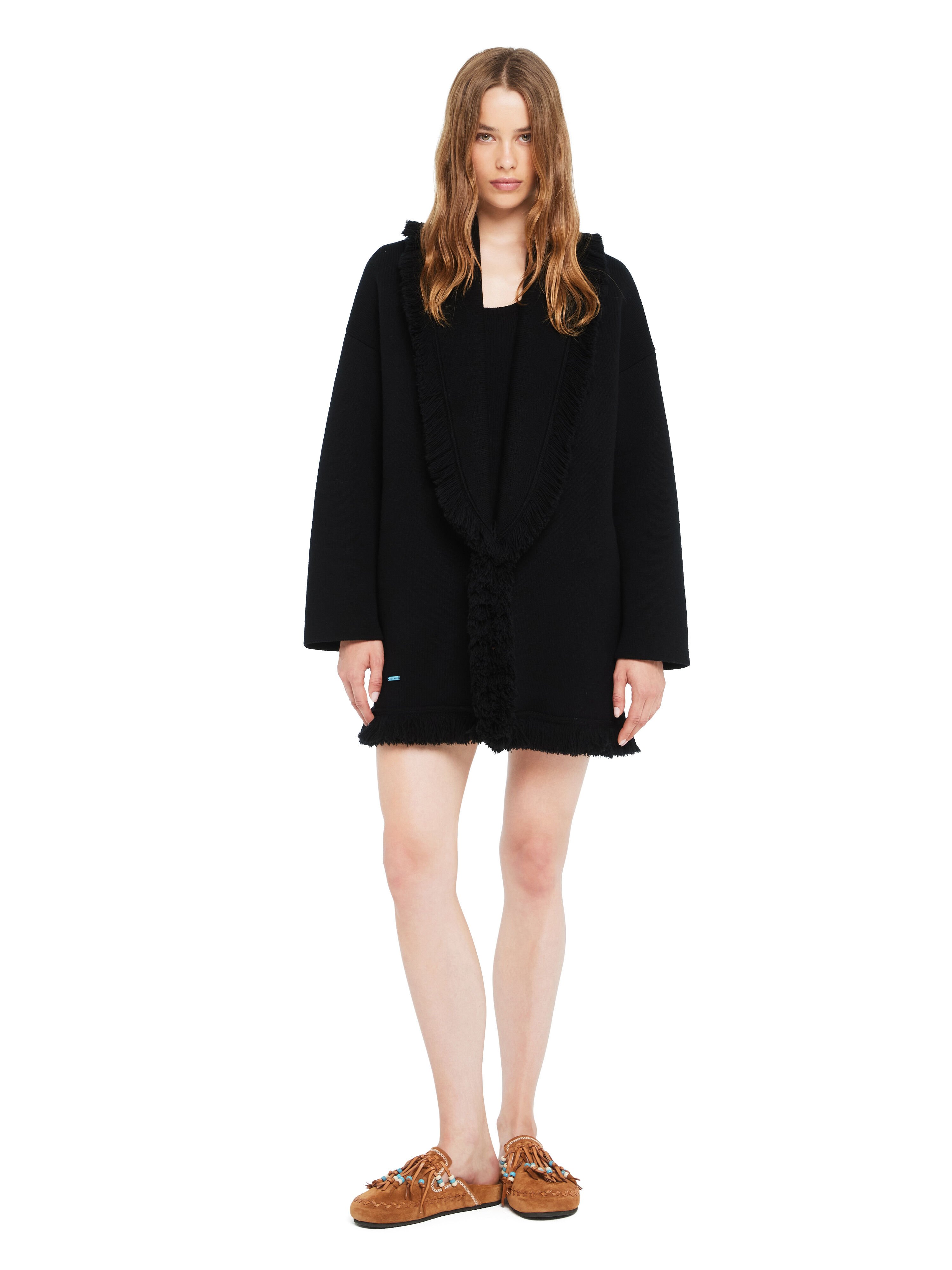 Alanui Alanui Finest Cardigan Black LWHB064R26KNI008