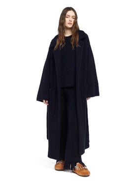 Alanui Alanui Finest Coat Midnight Blue LWHQ013E25KNI001