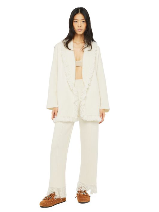 Alanui Alanui Finest Cardigan White LWHB064E24KNI00G