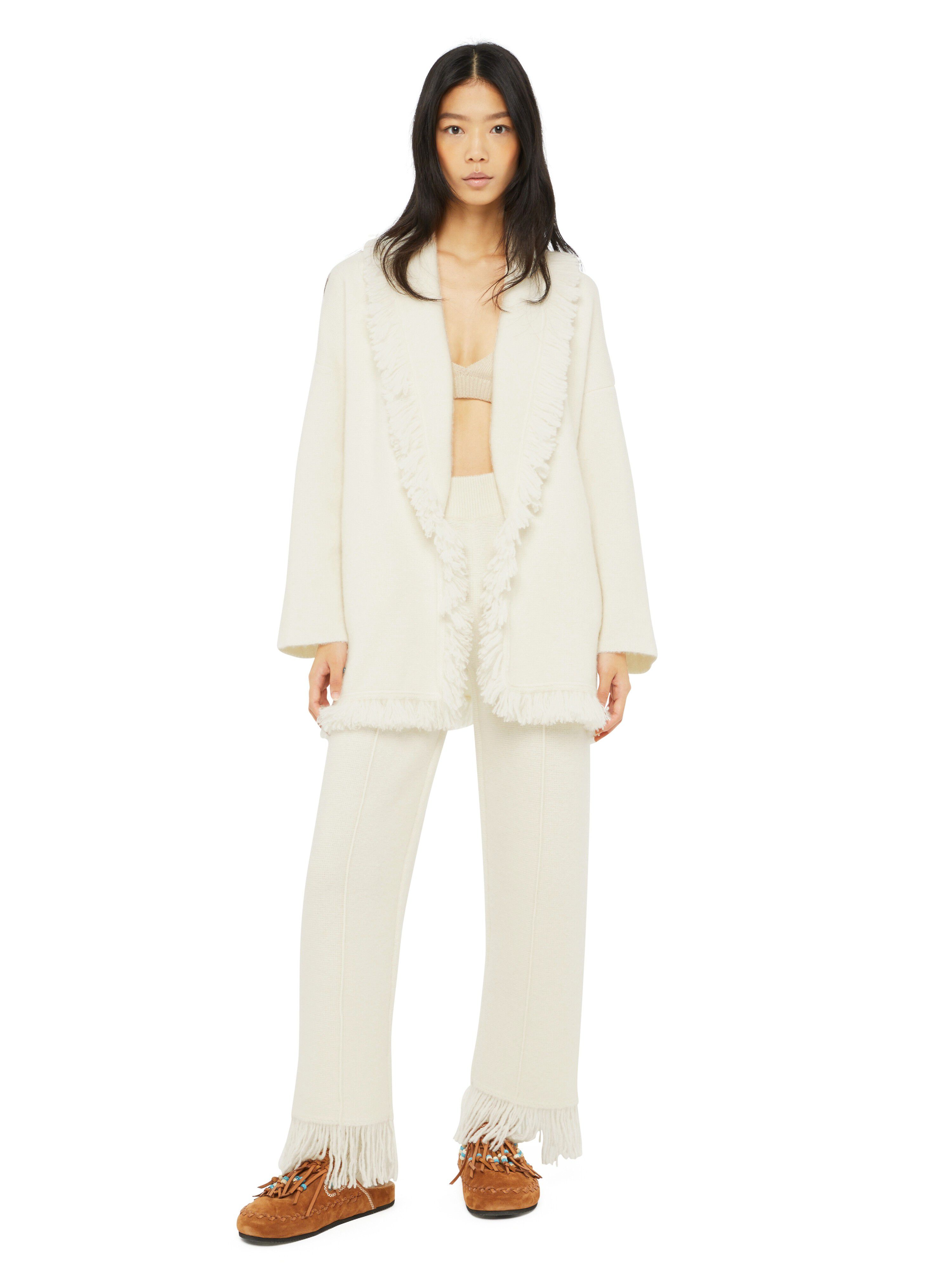 Alanui Alanui Finest Cardigan White LWHB064E24KNI00G