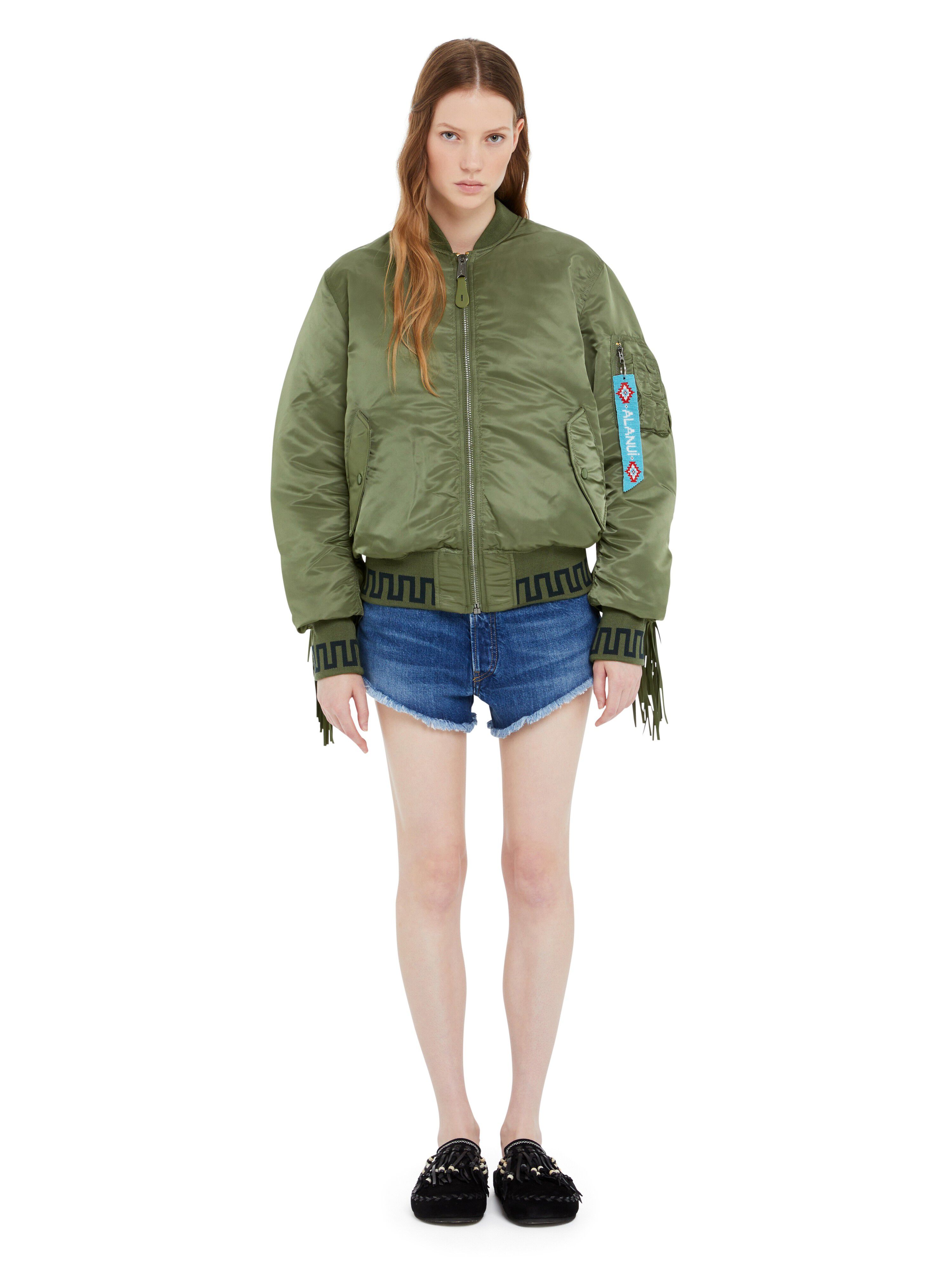 Alanui Alanui X Alpha Industries Bomber Sage LWEH001R25FAB001