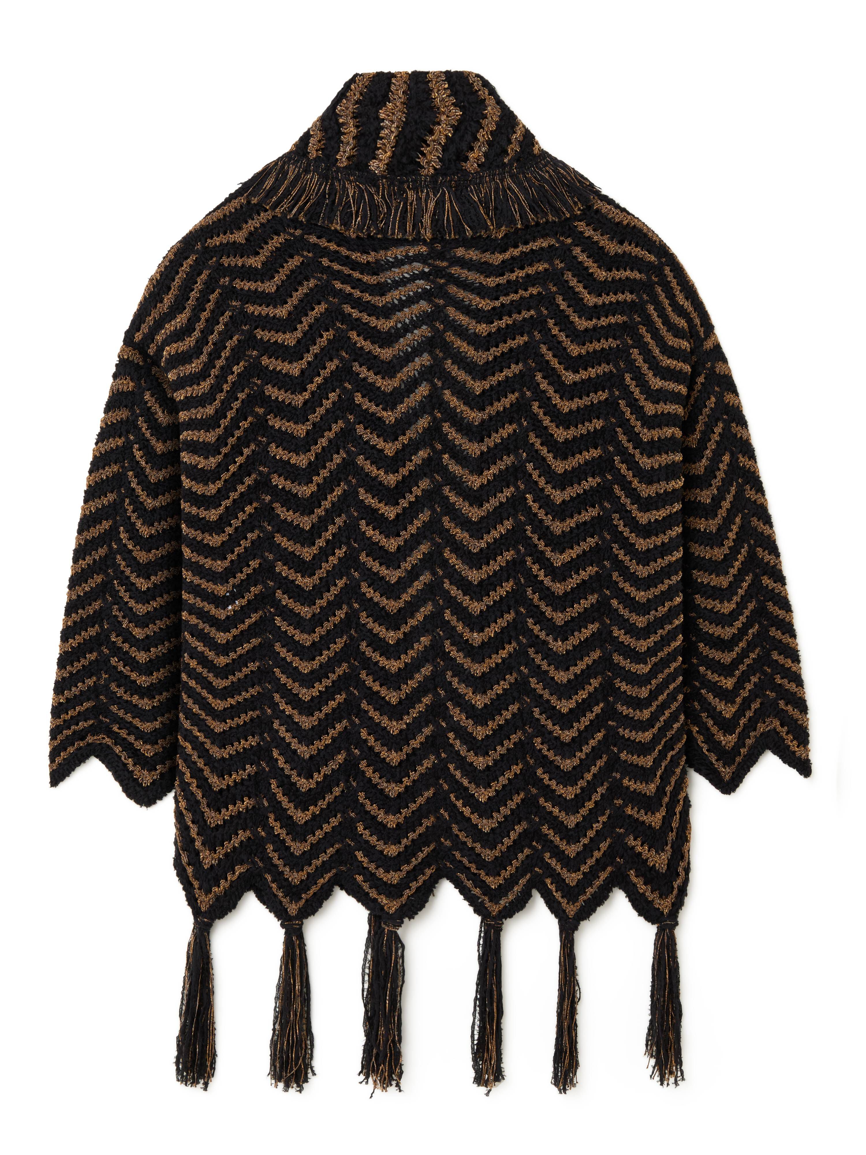 Alanui Shady Beach Cardigan Black-Pecan LWHB064R25KNI006
