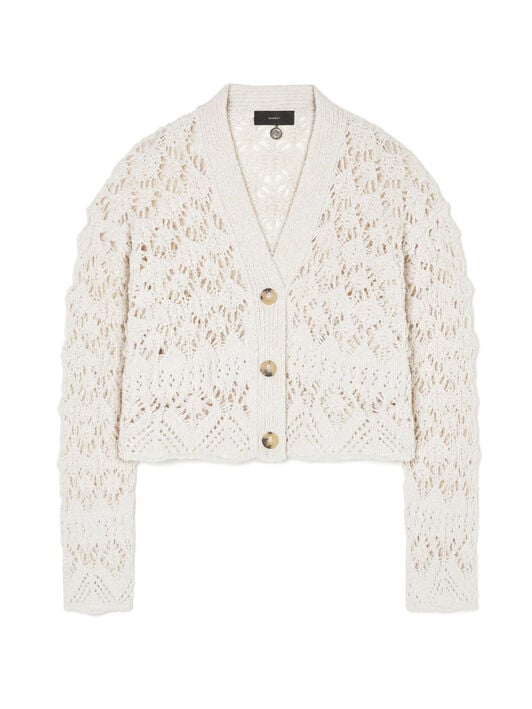 Alanui Lagoon Romance Cardicrop White Pearl LWHB055R26KNI002