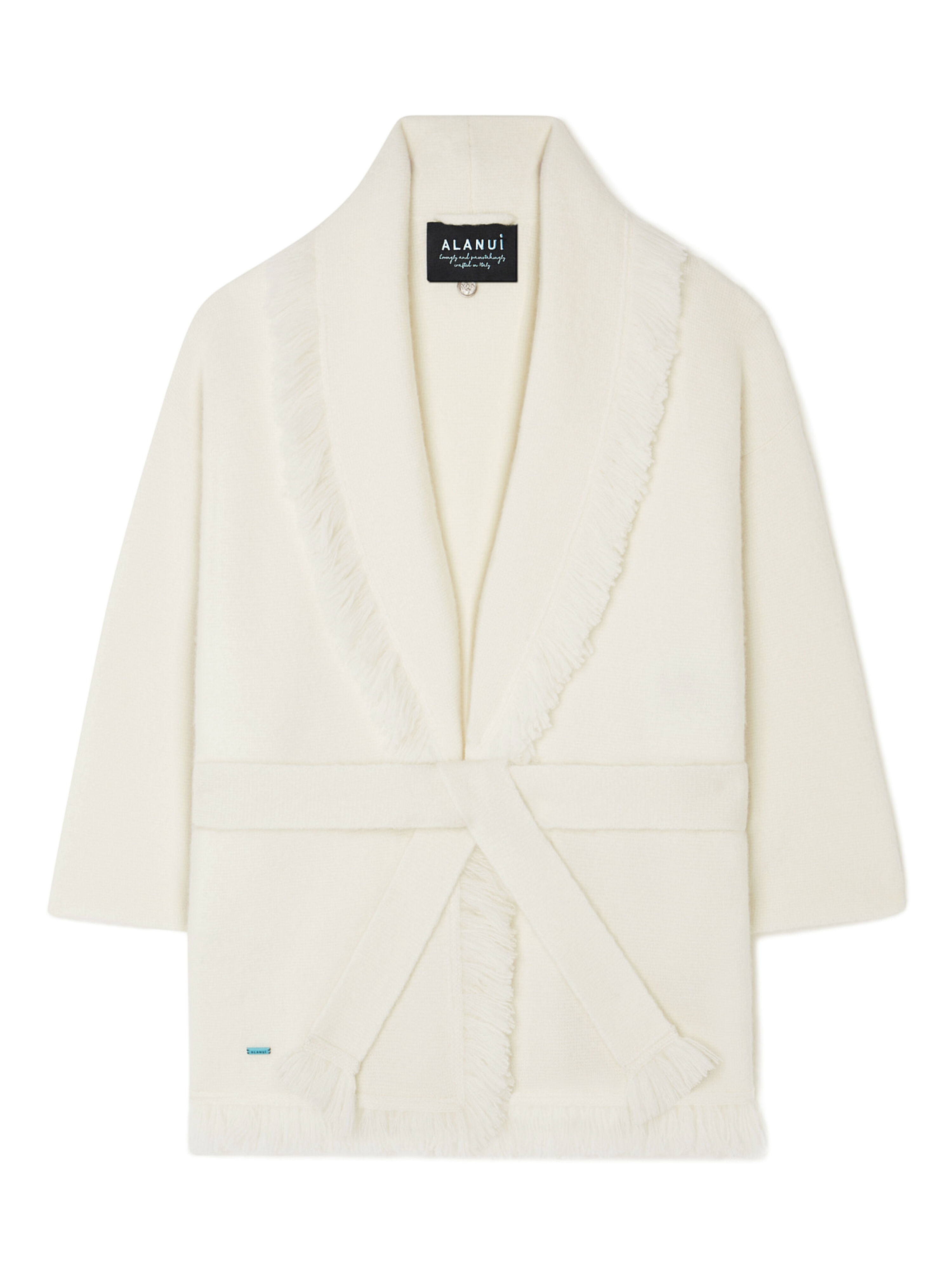 Alanui Alanui Finest Cardigan White LWHB064E25KNI00E