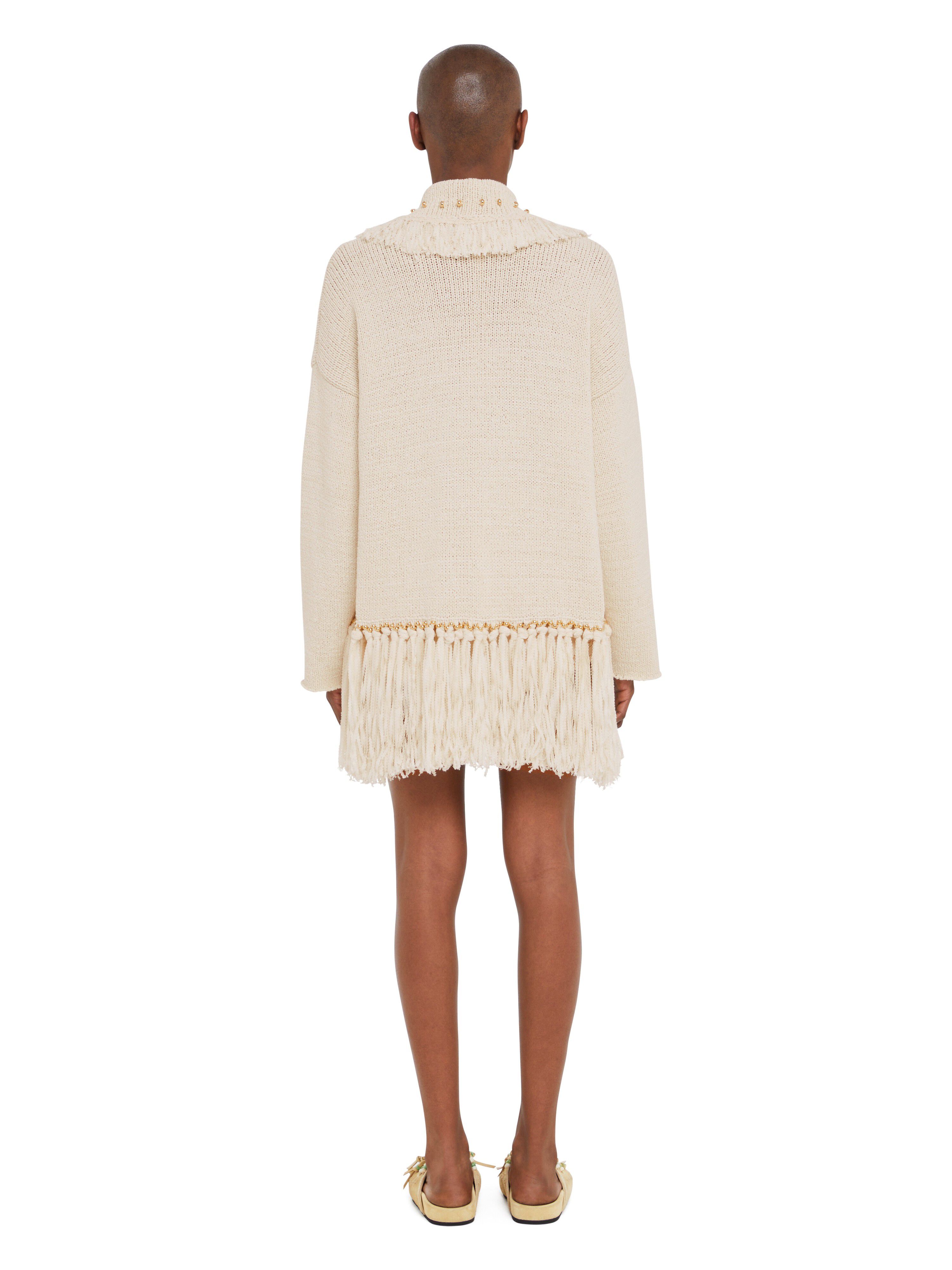 Alanui Cape Jasmine Cardigan Chalk LWHB064R25KNI00H