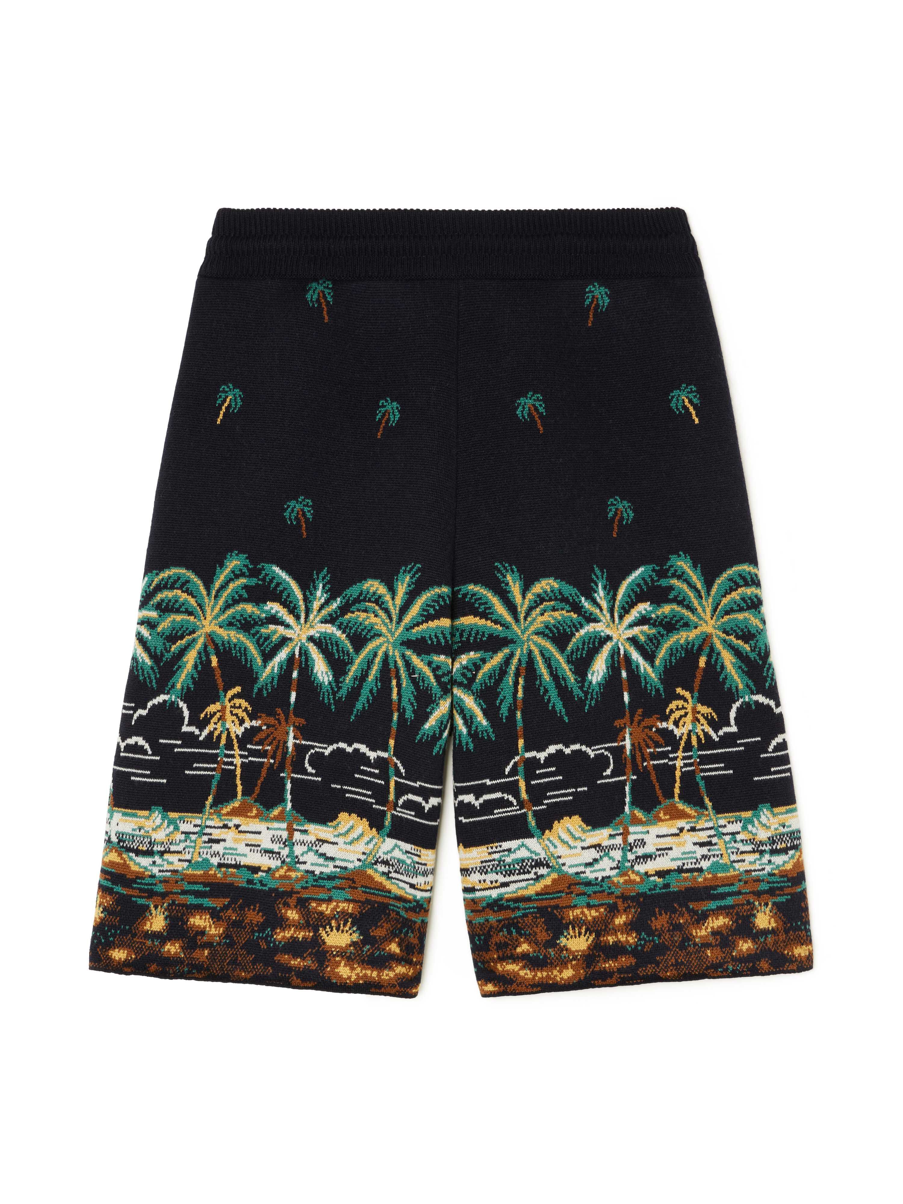 Alanui The Tale Of A Hawaiian Shorts Midnight Blue-Multicolor LMHM004E24KNI003