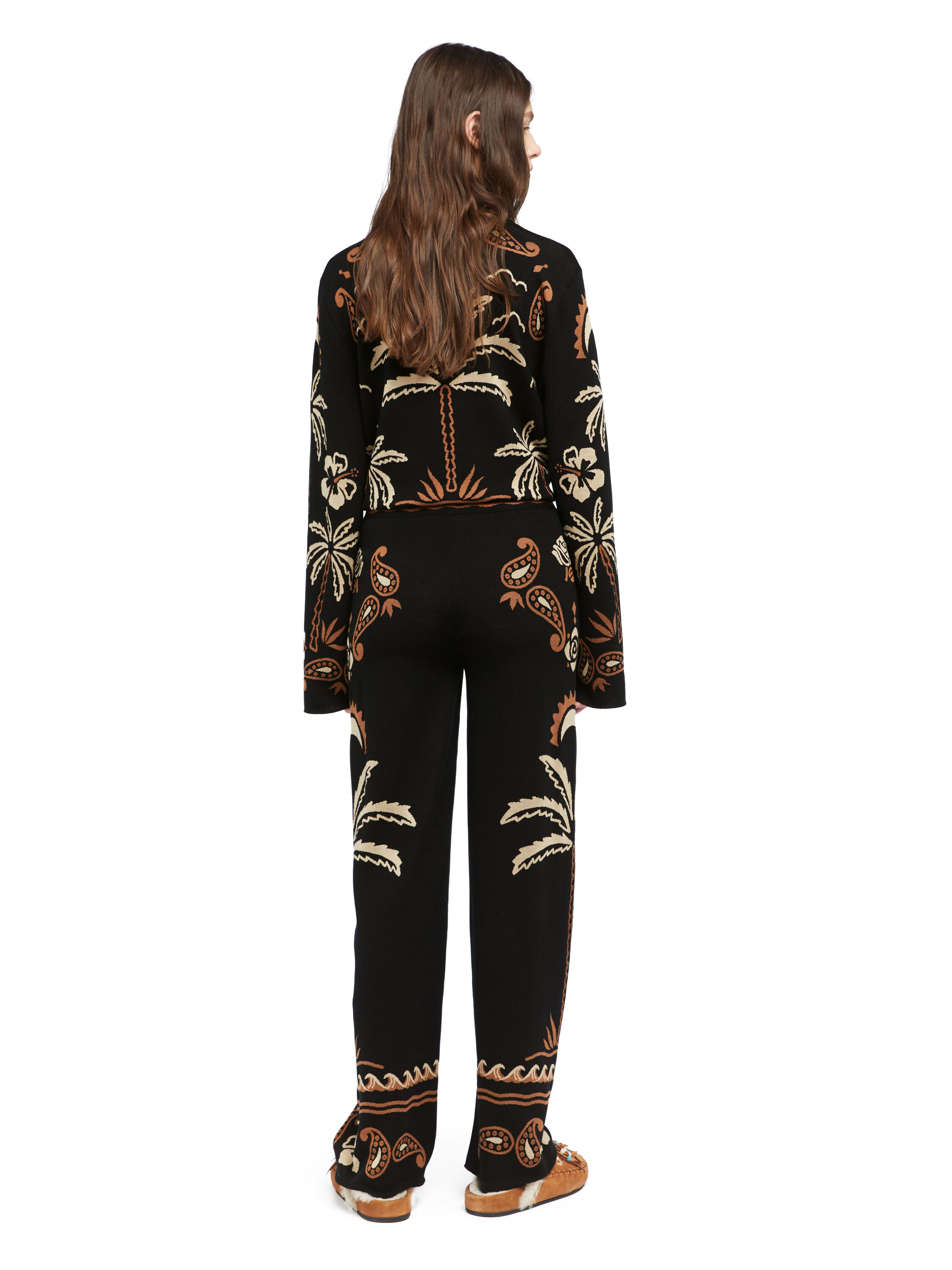 Alanui Glimpse Of Eden Pants Black-Dakar LWHG016E25KNI002