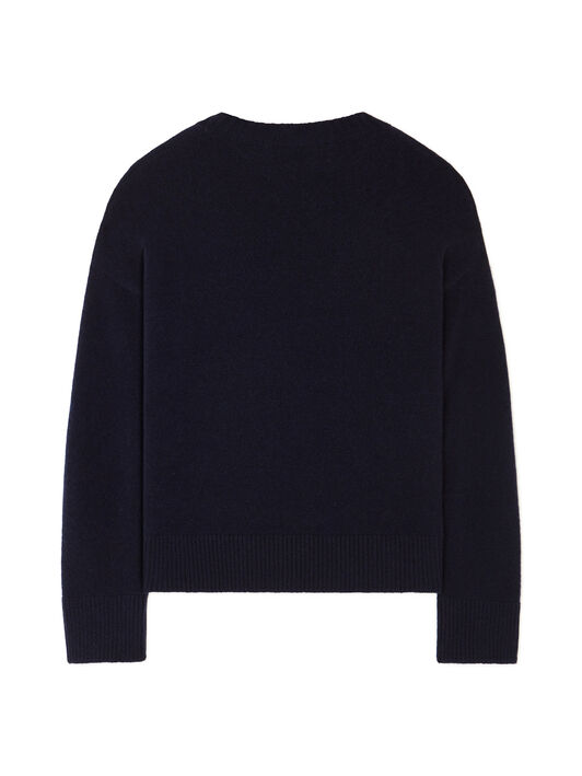 Alanui Alanui Finest Sweater Midnight Blue LWHE067E25KNI001