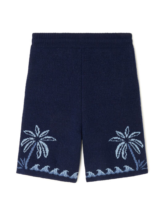 Alanui Glimpse Of Eden Shorts Midnight-Denim LMHM004E25KNI002