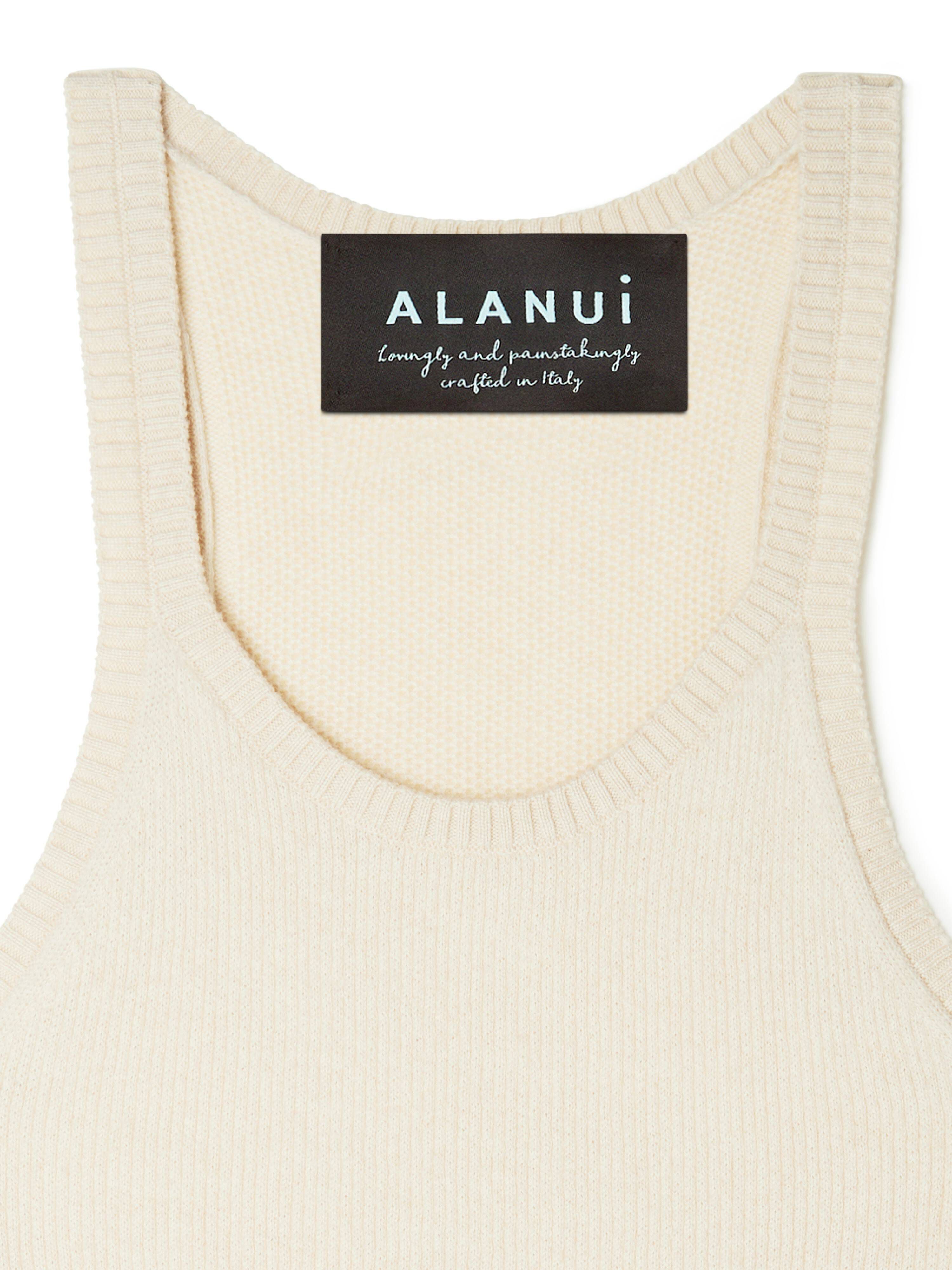 Alanui Alanui Finest Tank Top Canvas LWHT005R26KNI001 Alanui Alanui Finest Tank Top Canvas LWHT005R26KNI001