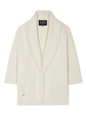 Alanui Alanui Finest Cardigan White LWHB064E25KNI00E