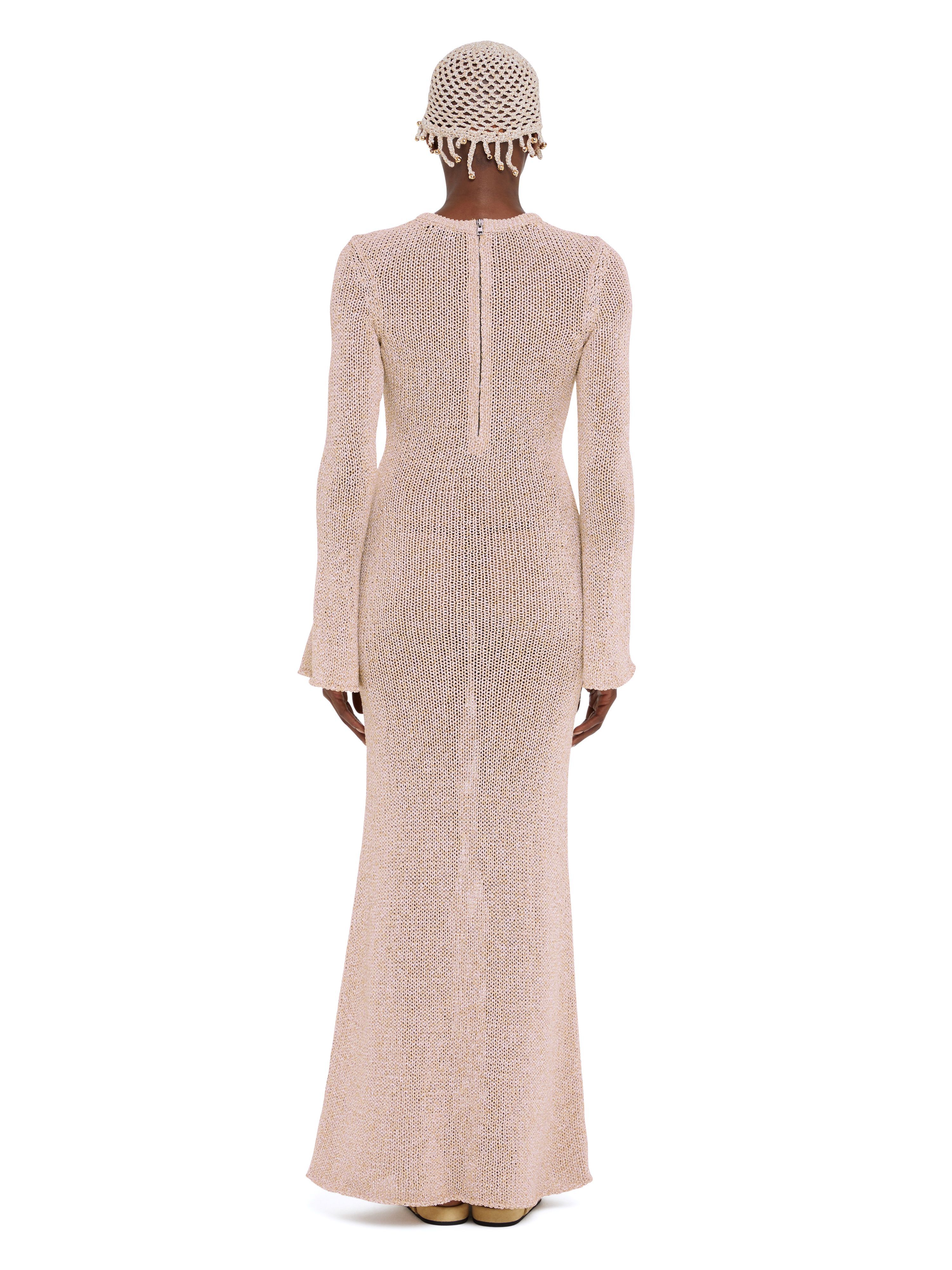 Alanui Shady Beach Dress Almond LWHI05FR25KNI001