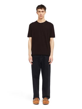 Alanui Knit T-Shirt Coffee