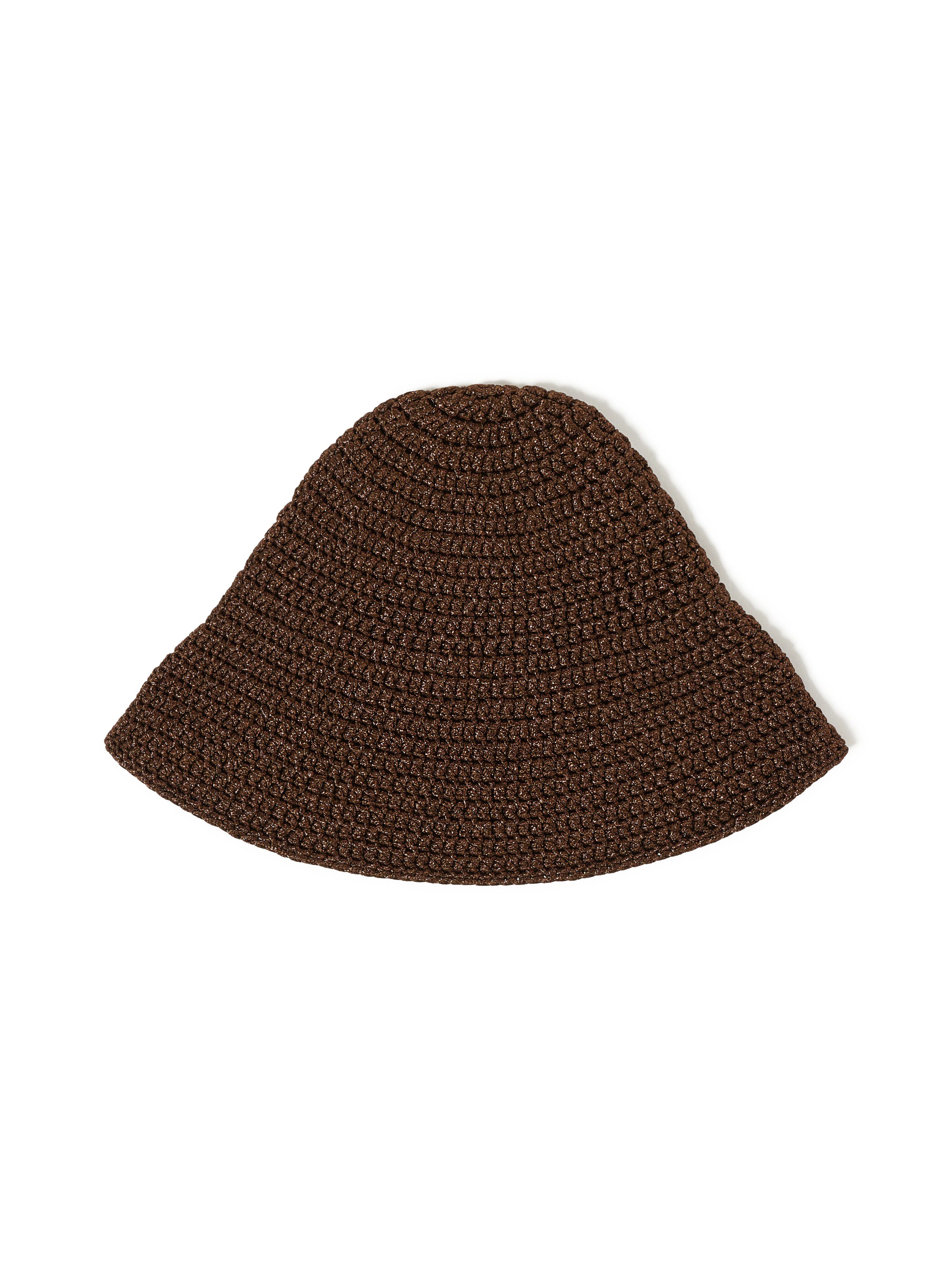 Alanui Ray Of Light Bucket Hat Coffee LWLA023R25KNI001