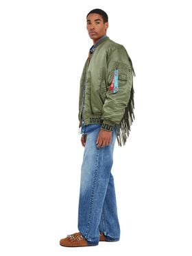 Alanui Alpha Industries X Alanui Bomber Sage