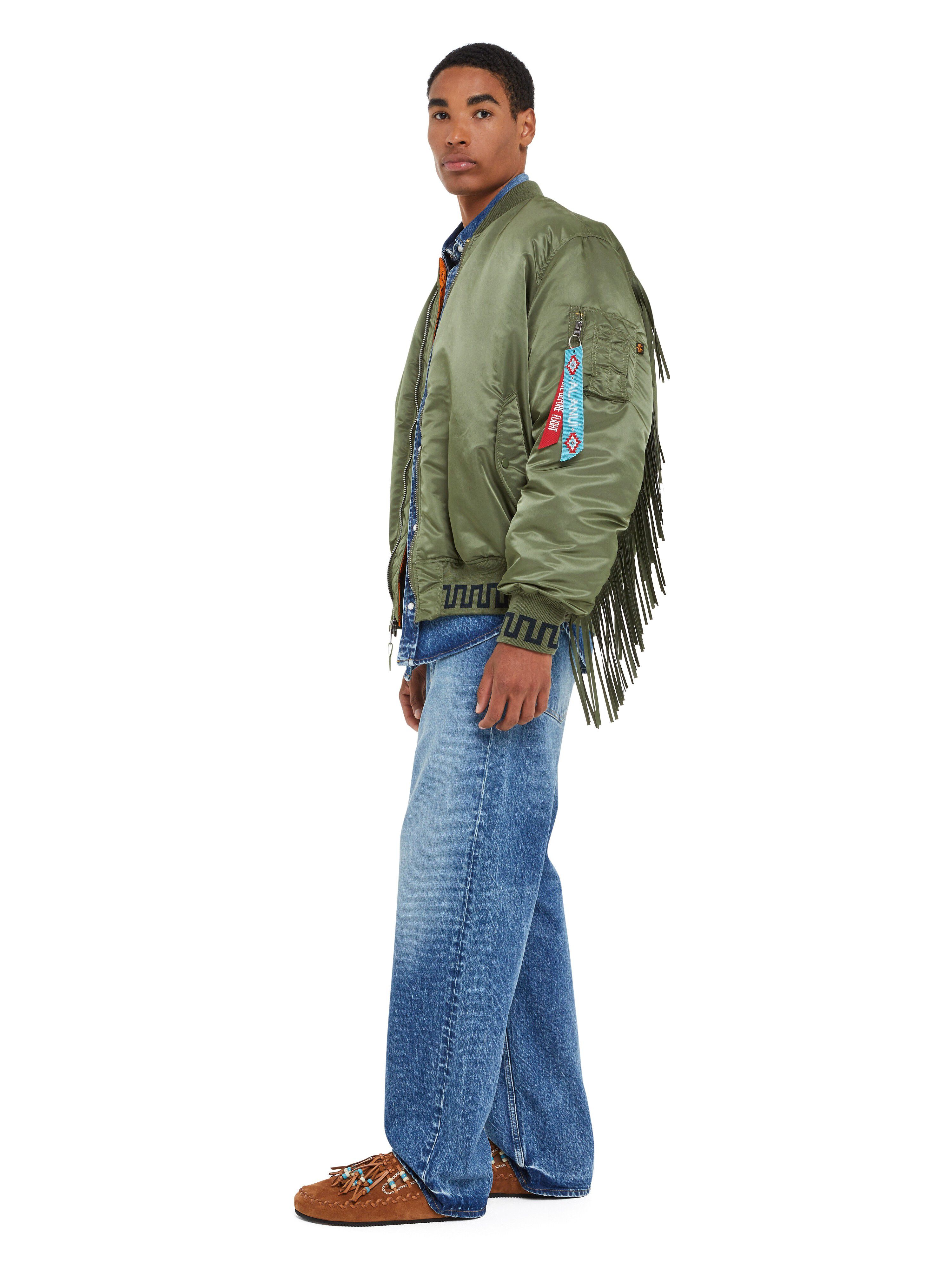 Alanui Alpha Industries X Alanui Bomber Sage LMEH001R25FAB001
