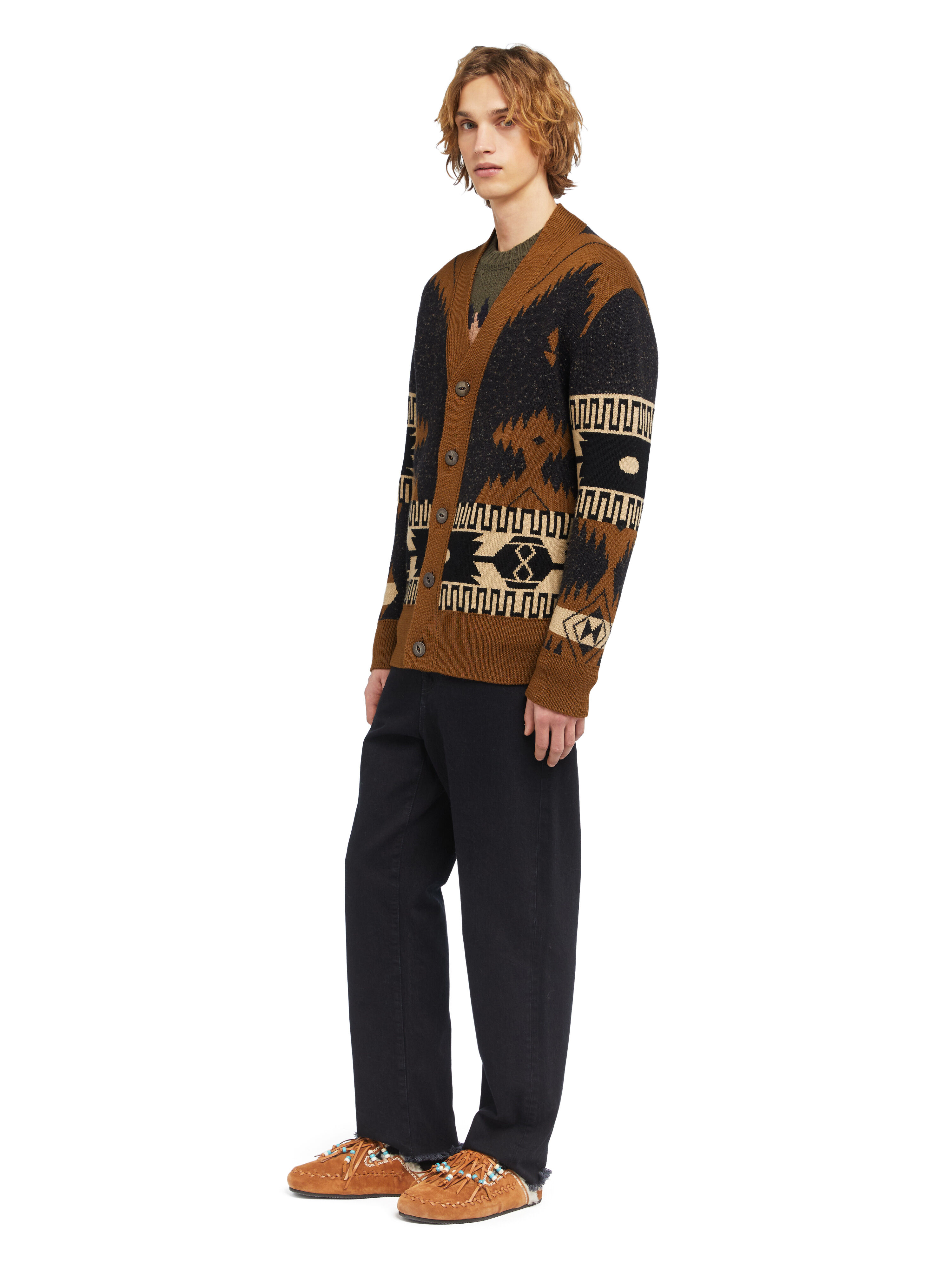Alanui Dreamscape Icon Cardigan Black-Dakar LMHB035E25KNI001