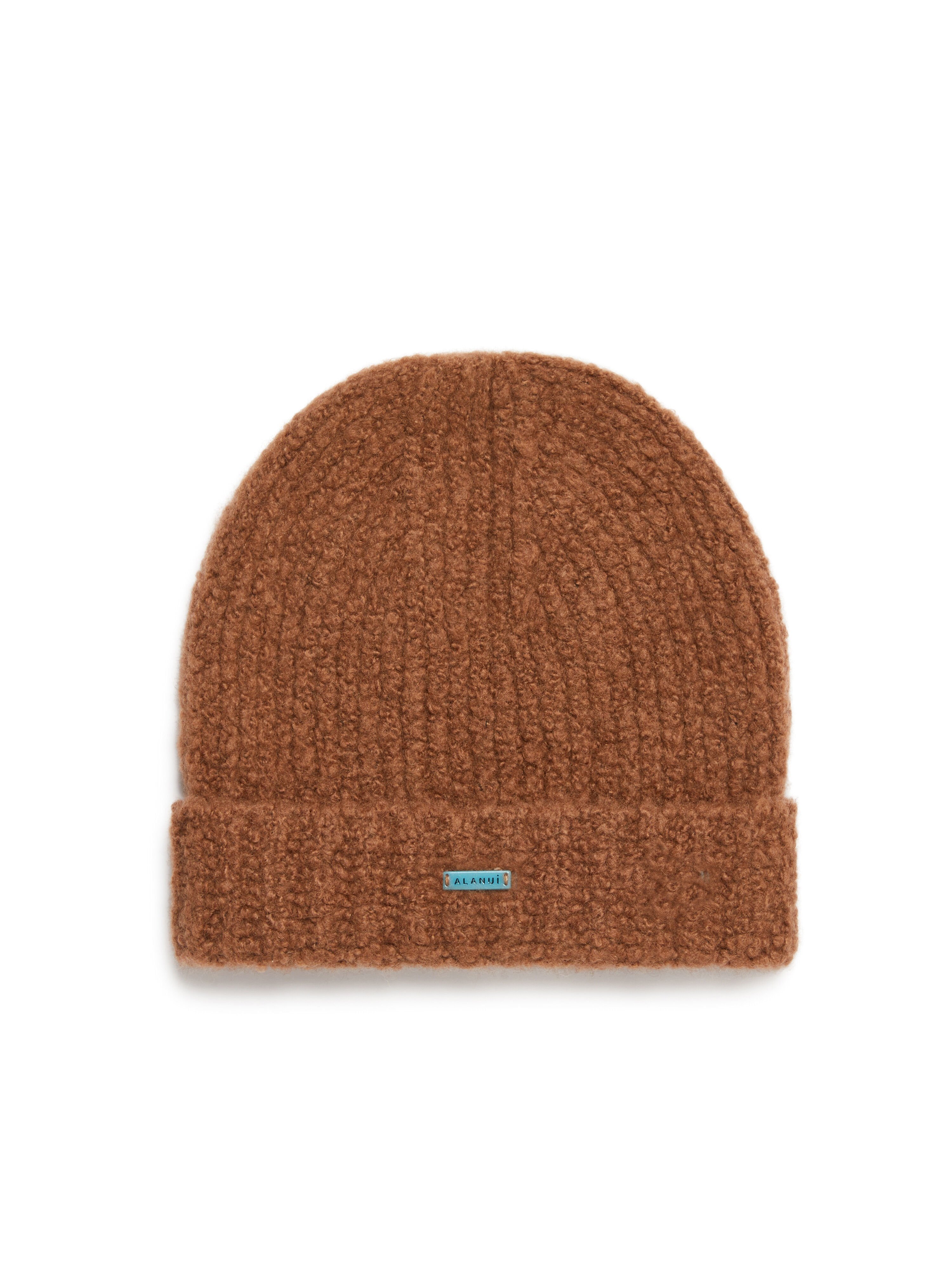 Alanui Alanui Finest Beanie Luli Brown LMLC007E25KNI001