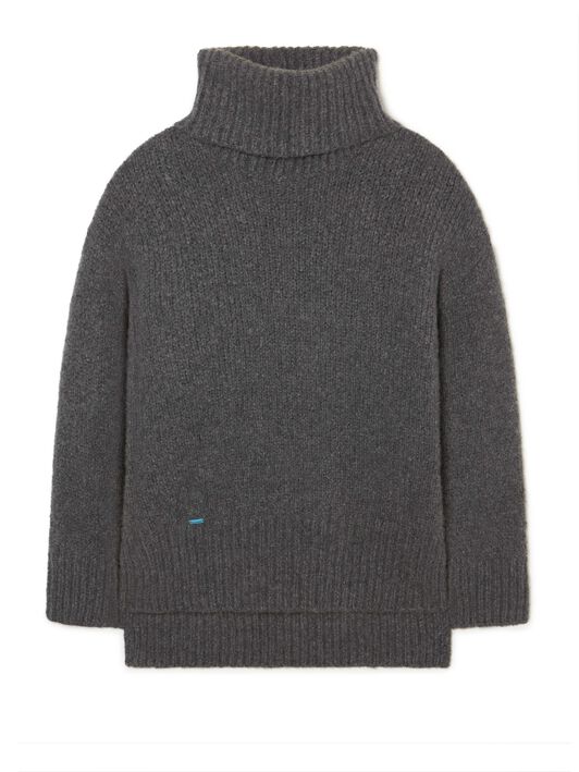 Alanui Alanui Finest Turtleneck Thunderstorm LWHF008E24KNI001