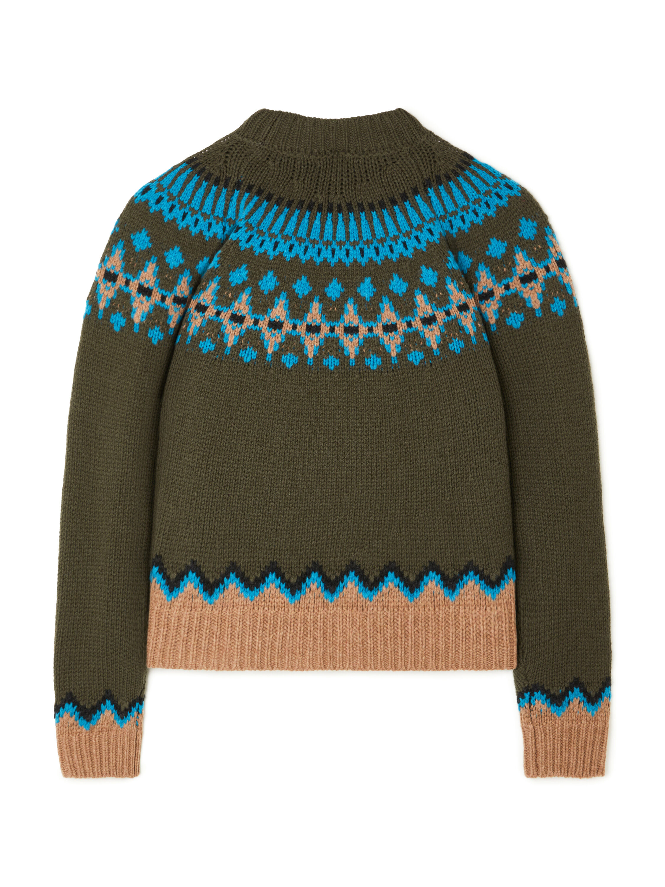 Alanui Sweet Winter Sweater Oliva-Multicolor LWHE061E25KNI001