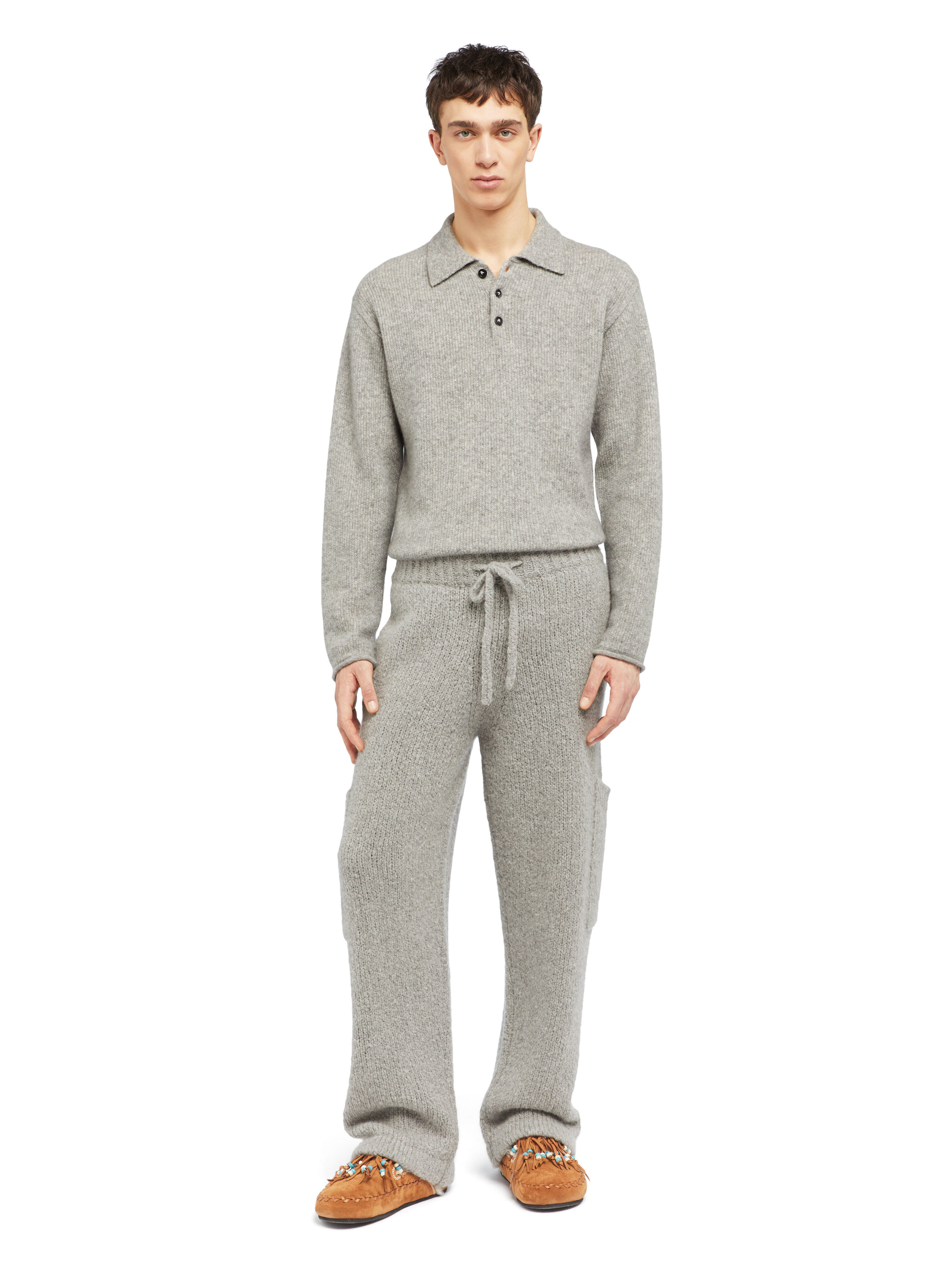 Alanui Alanui Finest Pants Coco Grey LMHG015E25KNI001