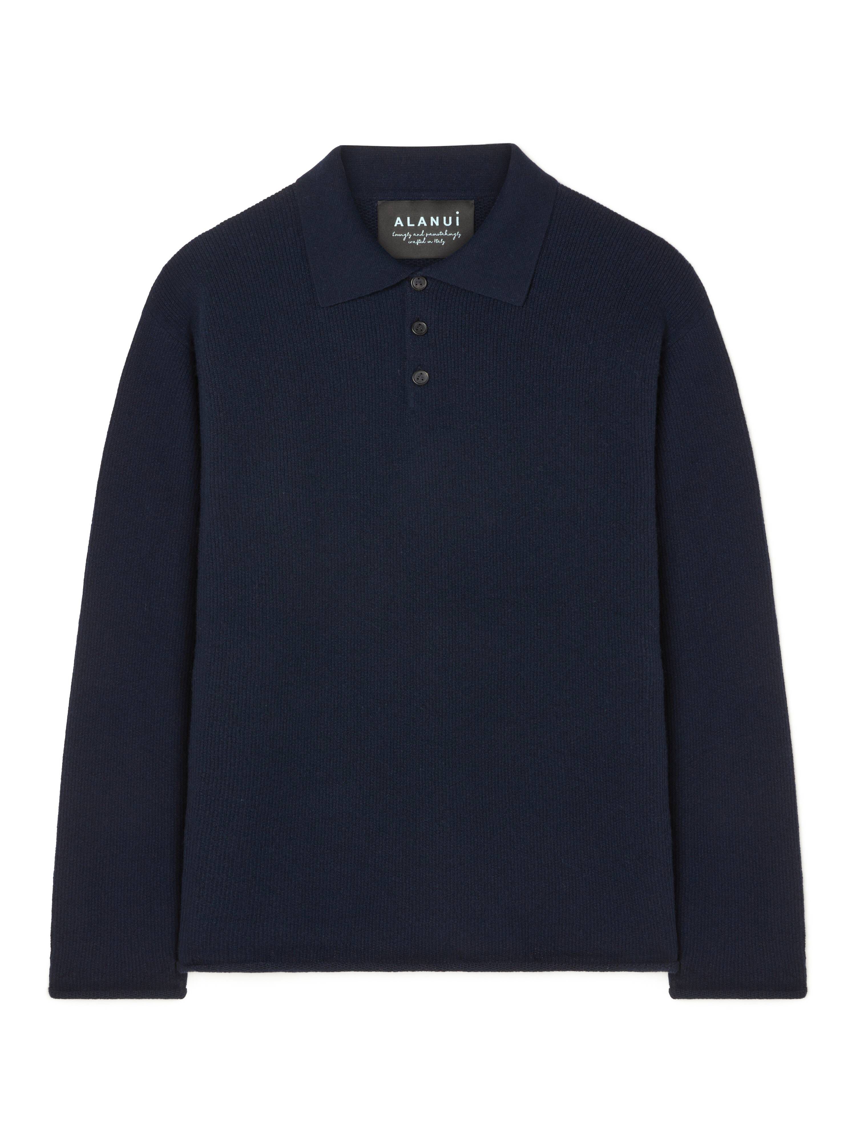 Alanui Alanui Finest Polo Black LMHV003R24KNI001
