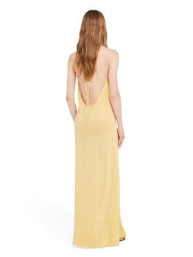 Alanui Mermaid Inside Halter Neck Dress Sunlight