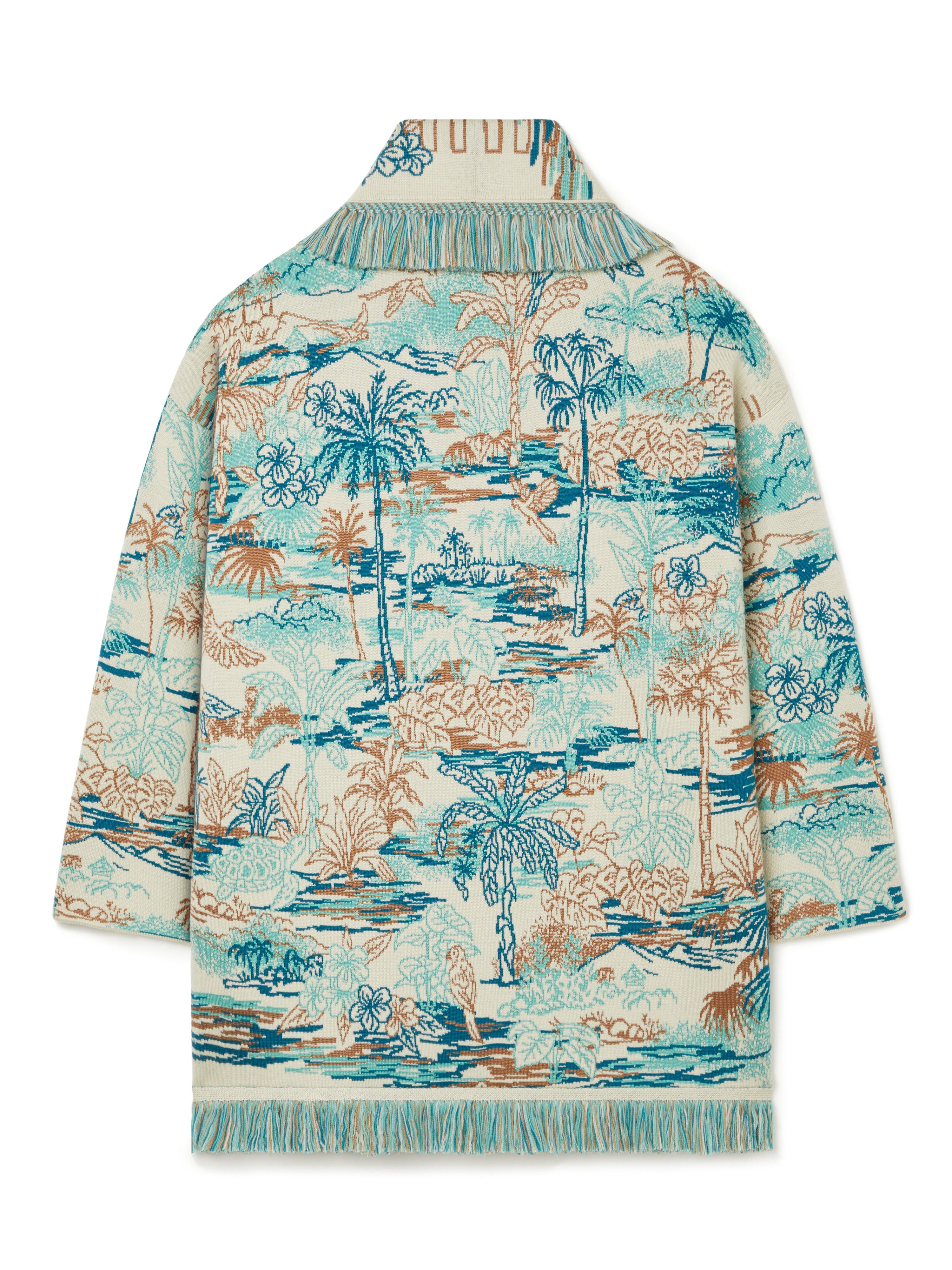 Alanui Lost In The Blue Cardigan Sea Shell-Multicolor LWHB064R26KNI021 Alanui Lost In The Blue Cardigan Sea Shell-Multicolor LWHB064R26KNI021