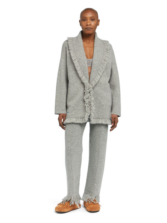 Alanui Alanui Finest Cardigan Coco Grey LWHB064E25KNI00E