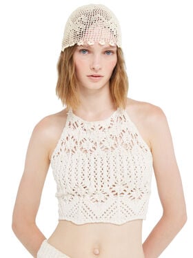 Alanui Island’s Diary Crochet Hat Chalk