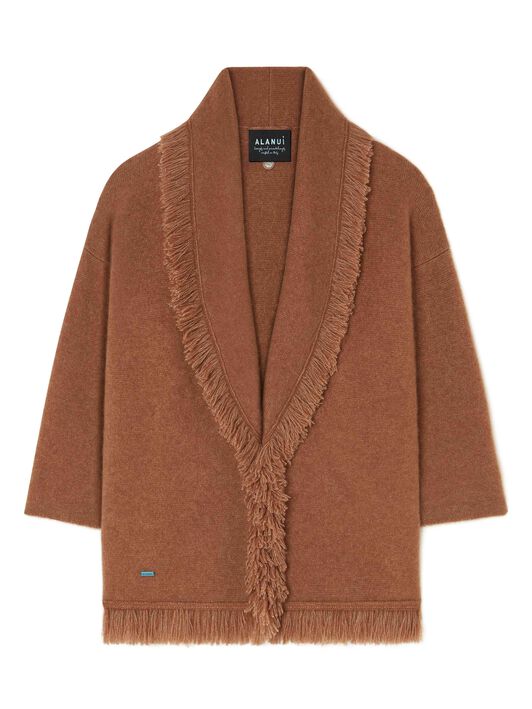 Alanui Alanui Finest Cardigan Luli Brown LWHB064E24KNI00G