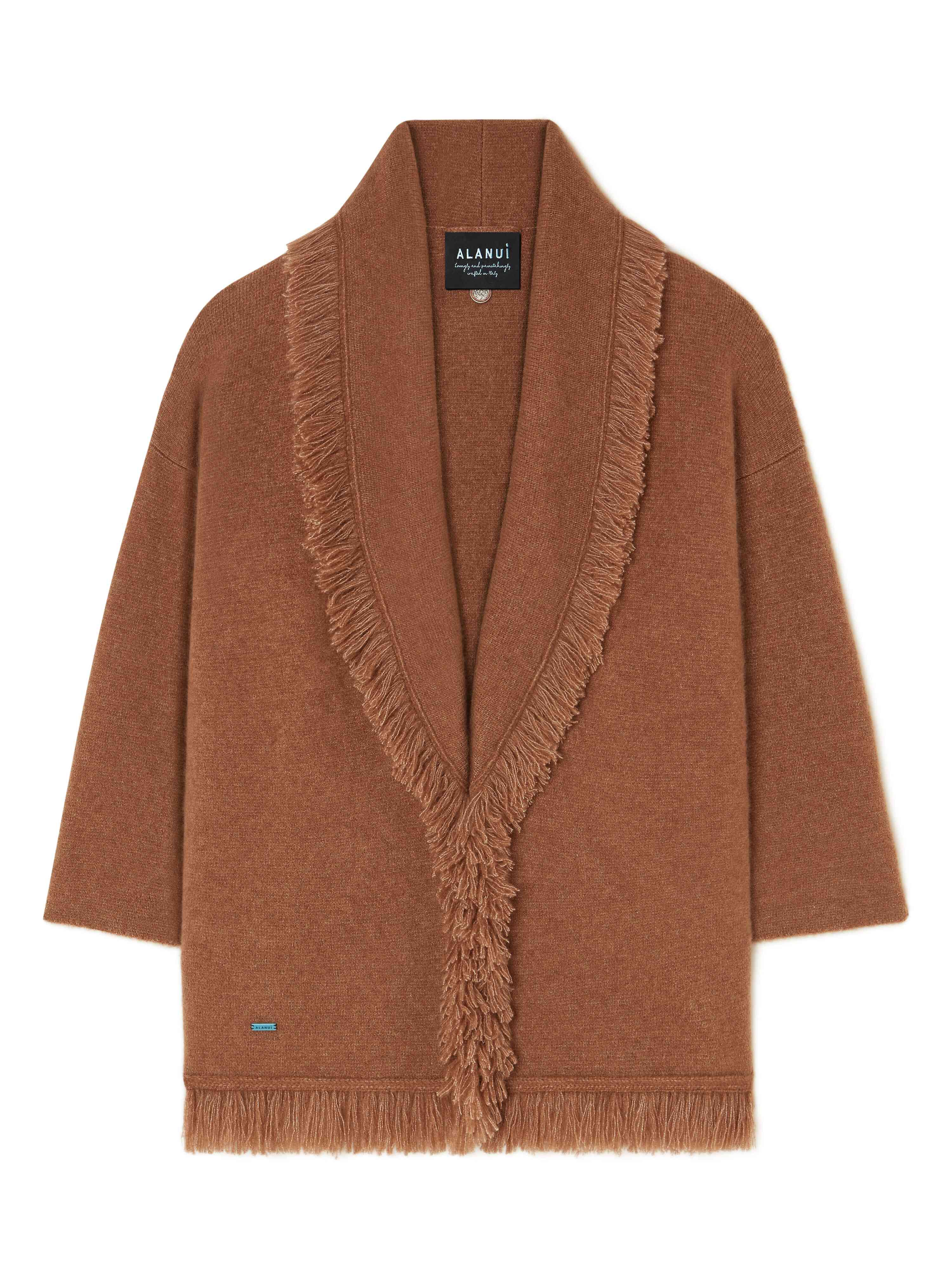 Alanui Alanui Finest Cardigan Luli Brown LWHB064E24KNI00G