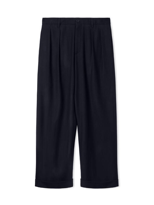 Alanui Giorgio Armani for Alanui Trousers Blue Navy Alanui Giorgio Armani for Alanui Trousers Blue Navy