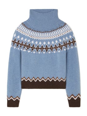 Alanui Sweet Winter Turtleneck Celestial-Multicolor LWHF001E25KNI001